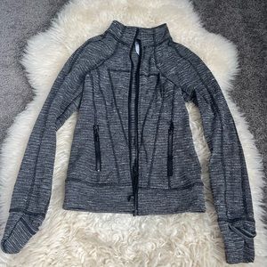 ivivva girls grey zip up jacket